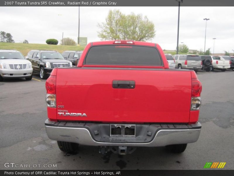 Radiant Red / Graphite Gray 2007 Toyota Tundra SR5 CrewMax