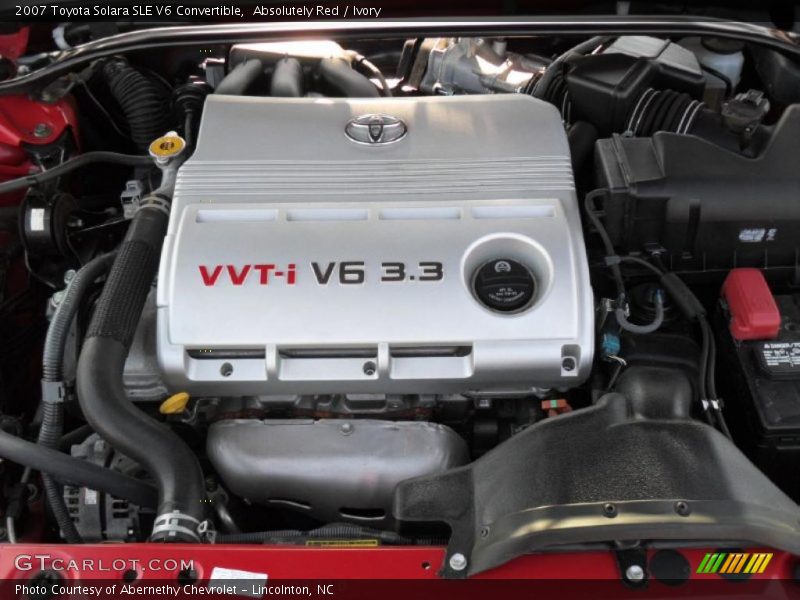  2007 Solara SLE V6 Convertible Engine - 3.3 Liter DOHC 24-Valve VVT-i V6