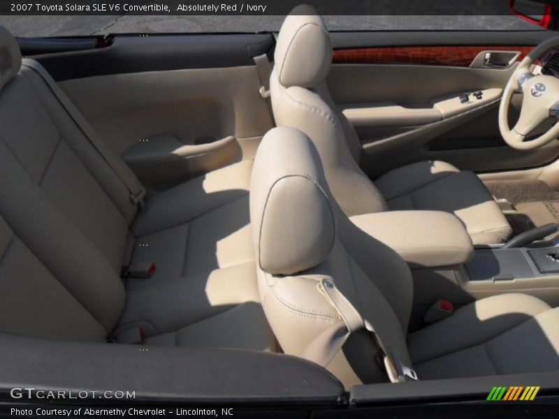 Absolutely Red / Ivory 2007 Toyota Solara SLE V6 Convertible