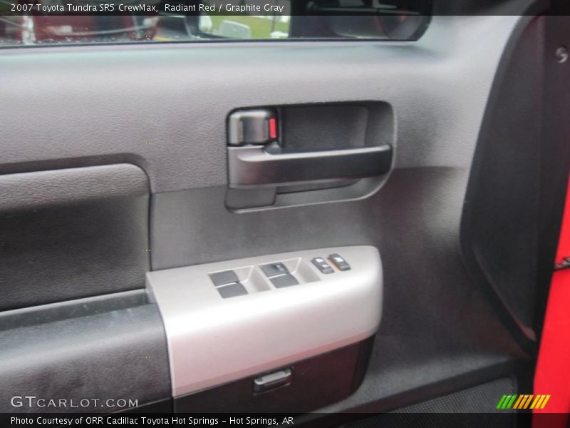 Radiant Red / Graphite Gray 2007 Toyota Tundra SR5 CrewMax