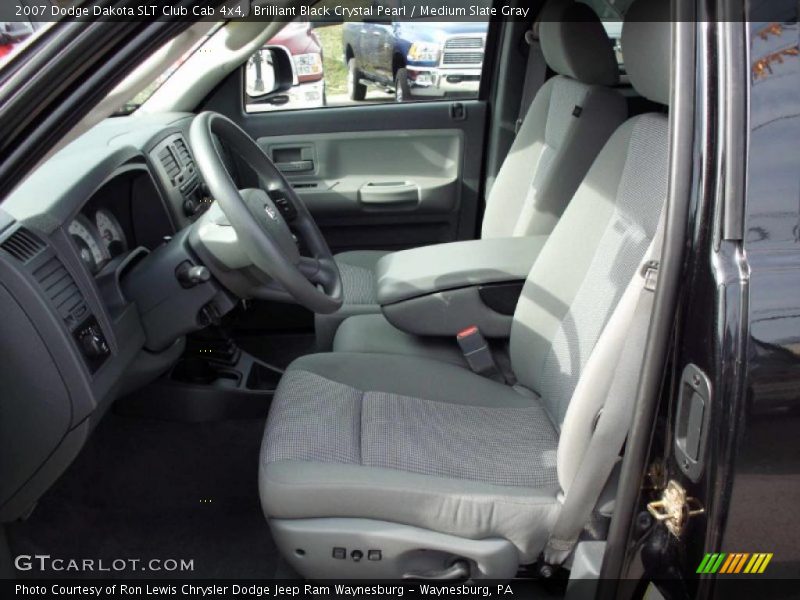  2007 Dakota SLT Club Cab 4x4 Medium Slate Gray Interior