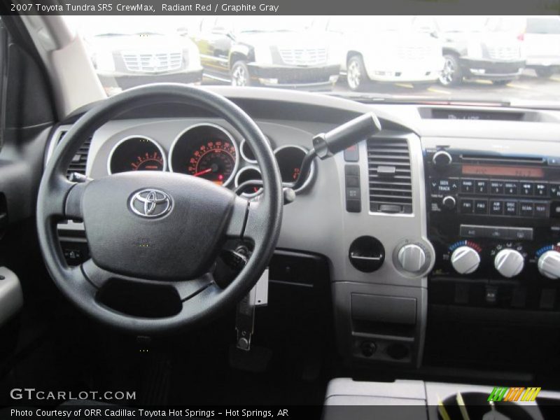Radiant Red / Graphite Gray 2007 Toyota Tundra SR5 CrewMax