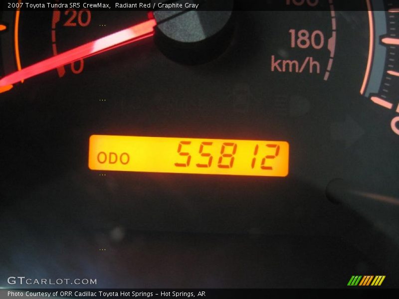 Radiant Red / Graphite Gray 2007 Toyota Tundra SR5 CrewMax