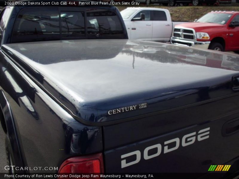 Patriot Blue Pearl / Dark Slate Gray 2001 Dodge Dakota Sport Club Cab 4x4