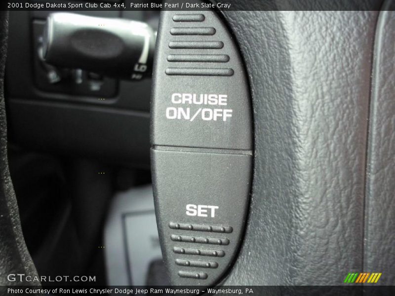 Patriot Blue Pearl / Dark Slate Gray 2001 Dodge Dakota Sport Club Cab 4x4