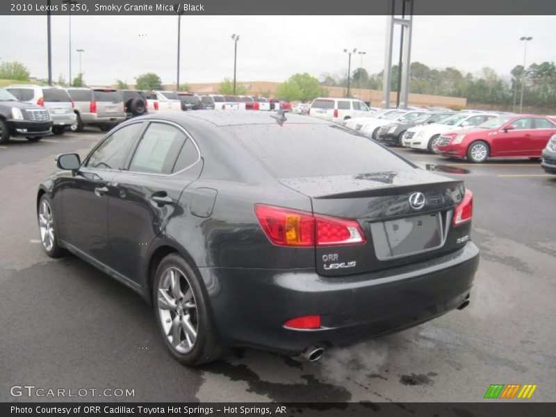 Smoky Granite Mica / Black 2010 Lexus IS 250