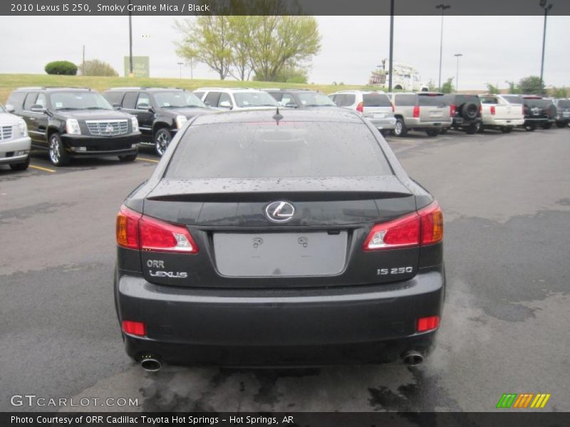 Smoky Granite Mica / Black 2010 Lexus IS 250