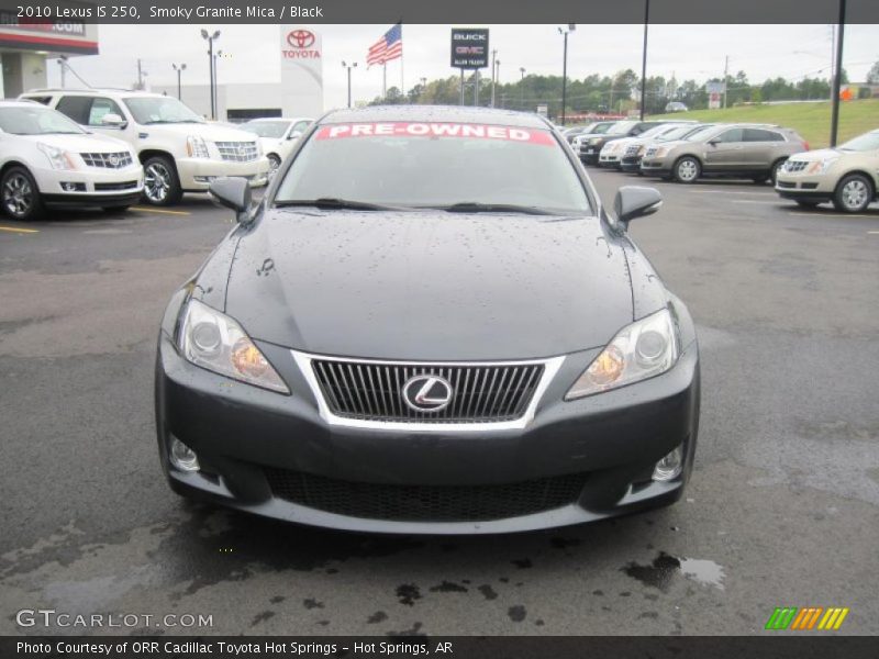 Smoky Granite Mica / Black 2010 Lexus IS 250