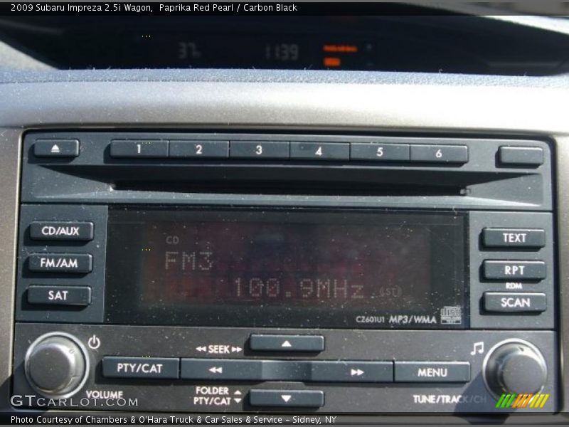 Paprika Red Pearl / Carbon Black 2009 Subaru Impreza 2.5i Wagon