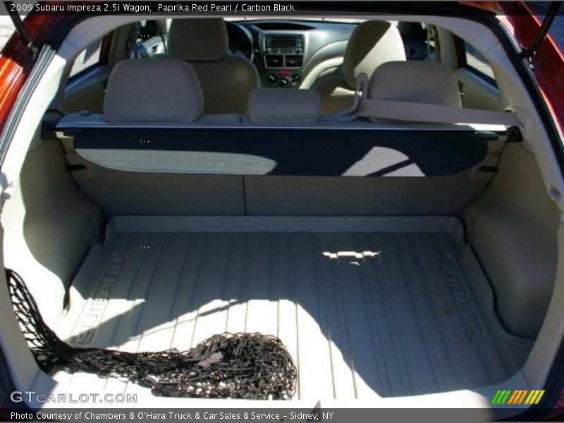 Paprika Red Pearl / Carbon Black 2009 Subaru Impreza 2.5i Wagon