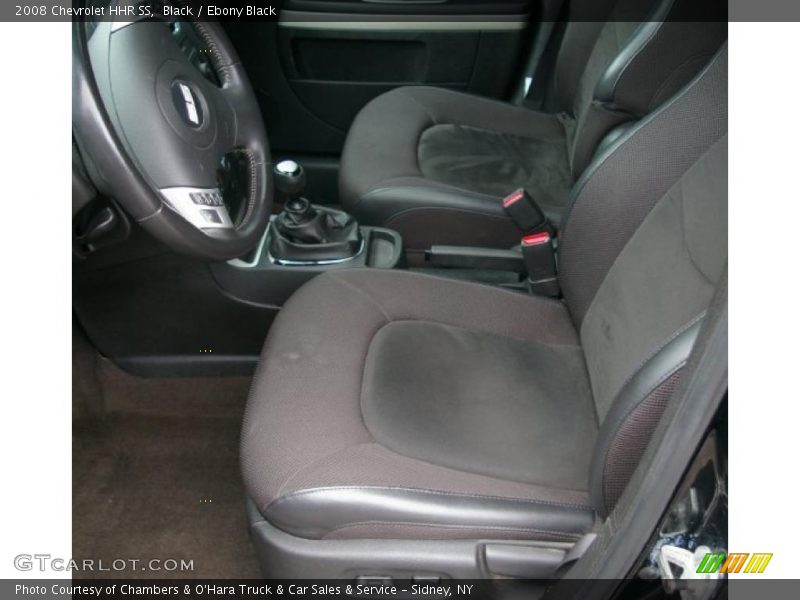  2008 HHR SS Ebony Black Interior