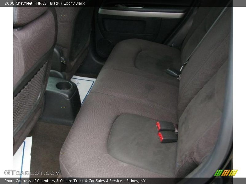  2008 HHR SS Ebony Black Interior