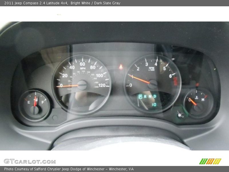  2011 Compass 2.4 Latitude 4x4 2.4 Latitude 4x4 Gauges