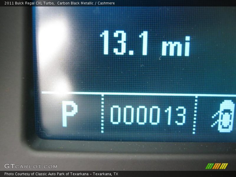Carbon Black Metallic / Cashmere 2011 Buick Regal CXL Turbo