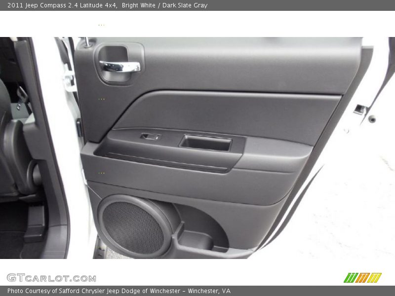 Bright White / Dark Slate Gray 2011 Jeep Compass 2.4 Latitude 4x4