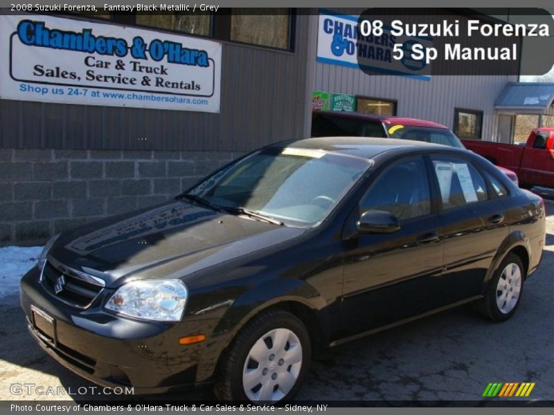 Fantasy Black Metallic / Grey 2008 Suzuki Forenza