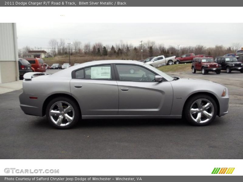 Billett Silver Metallic / Black 2011 Dodge Charger R/T Road & Track