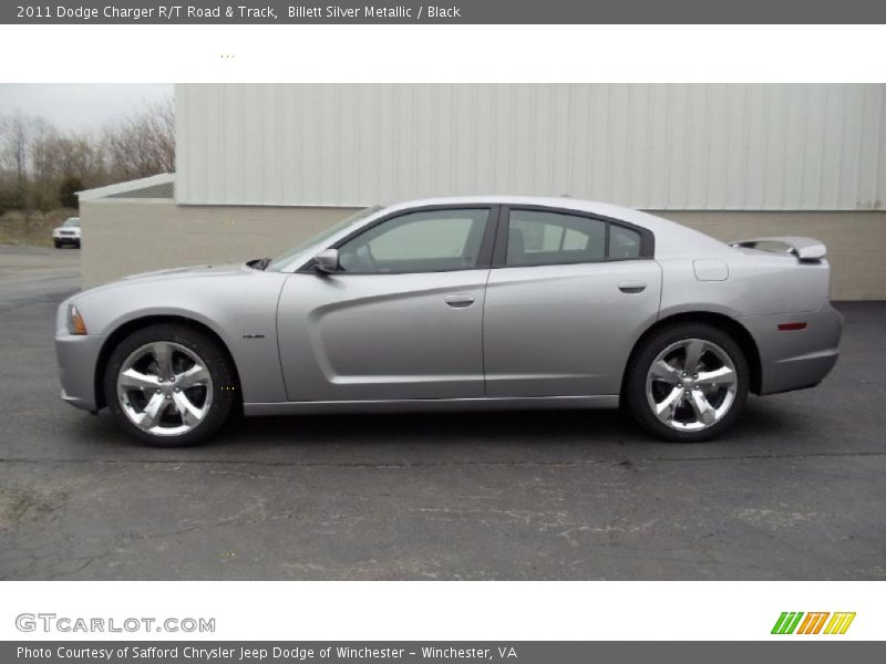 Billett Silver Metallic / Black 2011 Dodge Charger R/T Road & Track