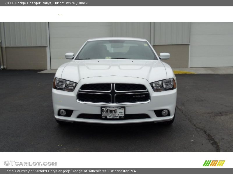 Bright White / Black 2011 Dodge Charger Rallye