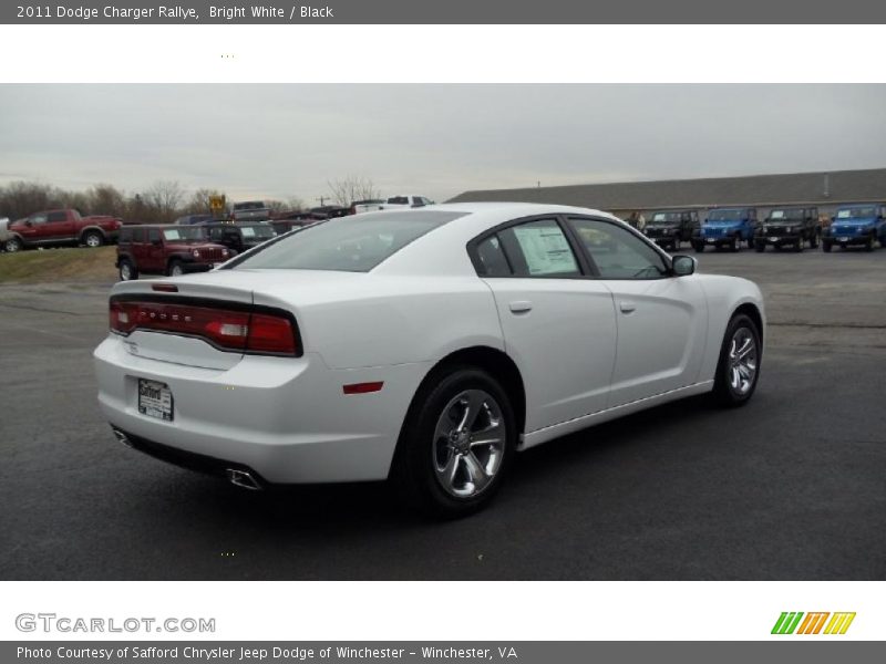 Bright White / Black 2011 Dodge Charger Rallye