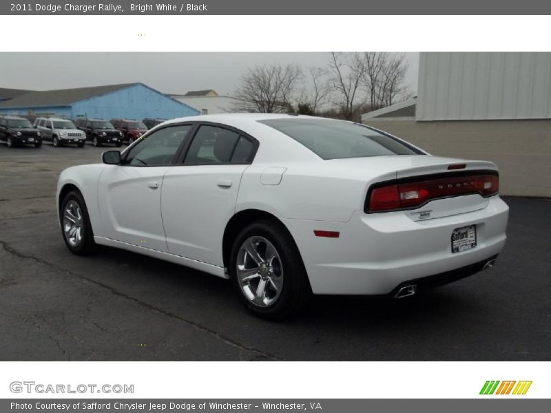 Bright White / Black 2011 Dodge Charger Rallye