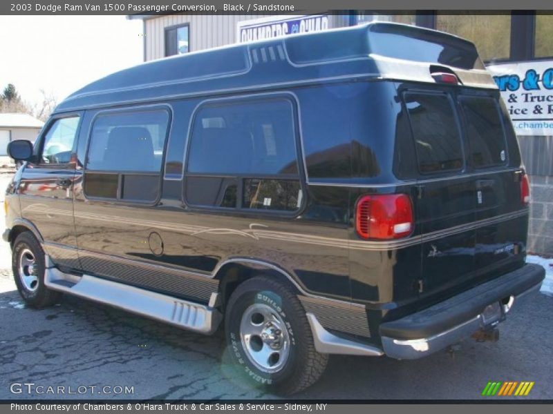 Black / Sandstone 2003 Dodge Ram Van 1500 Passenger Conversion