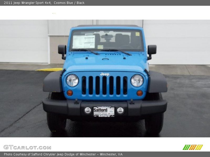 Cosmos Blue / Black 2011 Jeep Wrangler Sport 4x4