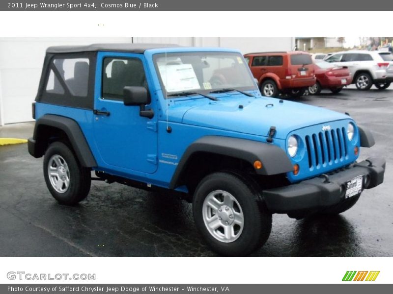 Cosmos Blue / Black 2011 Jeep Wrangler Sport 4x4
