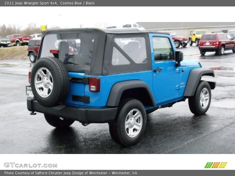 Cosmos Blue / Black 2011 Jeep Wrangler Sport 4x4