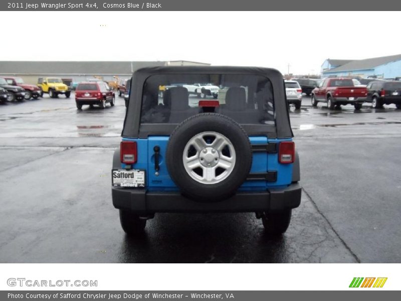 Cosmos Blue / Black 2011 Jeep Wrangler Sport 4x4