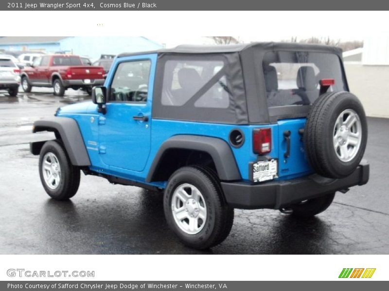 Cosmos Blue / Black 2011 Jeep Wrangler Sport 4x4