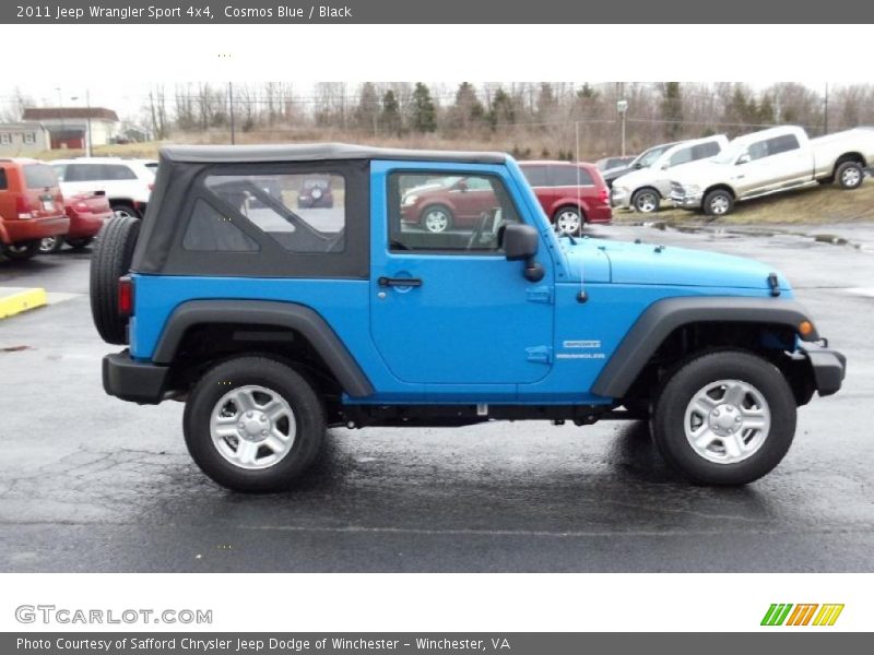 Cosmos Blue / Black 2011 Jeep Wrangler Sport 4x4