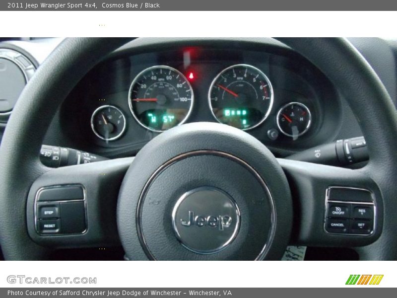 Cosmos Blue / Black 2011 Jeep Wrangler Sport 4x4