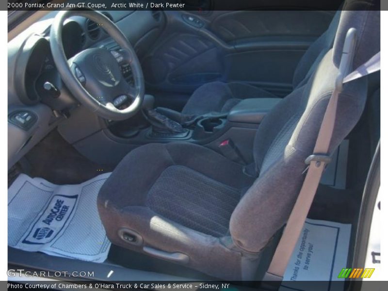 Arctic White / Dark Pewter 2000 Pontiac Grand Am GT Coupe