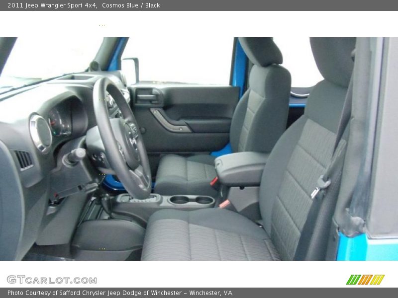 Cosmos Blue / Black 2011 Jeep Wrangler Sport 4x4