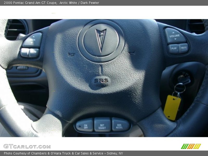 Arctic White / Dark Pewter 2000 Pontiac Grand Am GT Coupe