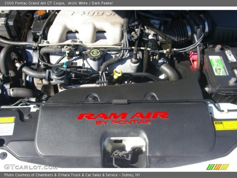Arctic White / Dark Pewter 2000 Pontiac Grand Am GT Coupe