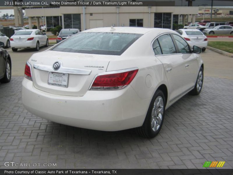 White Diamond Tricoat / Dark Titanium/Light Titanium 2011 Buick LaCrosse CXL