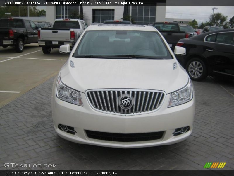 White Diamond Tricoat / Dark Titanium/Light Titanium 2011 Buick LaCrosse CXL