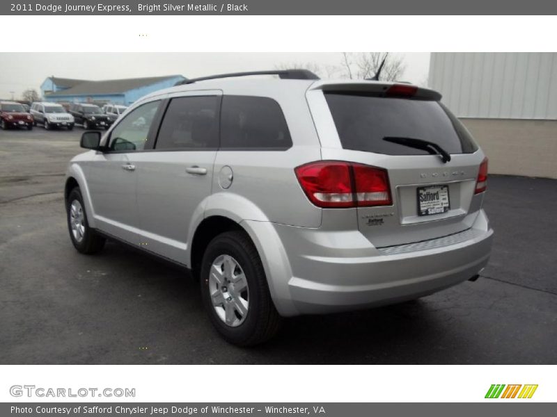 Bright Silver Metallic / Black 2011 Dodge Journey Express