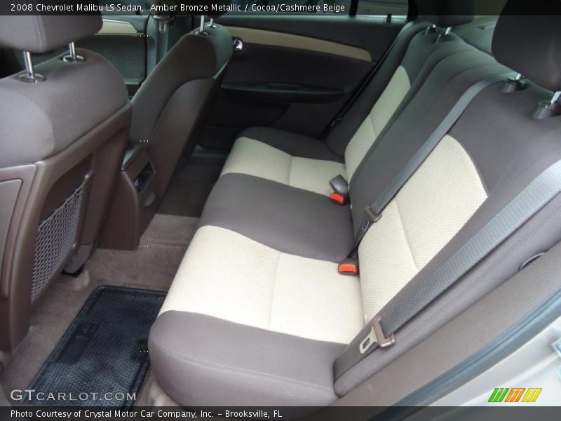Amber Bronze Metallic / Cocoa/Cashmere Beige 2008 Chevrolet Malibu LS Sedan