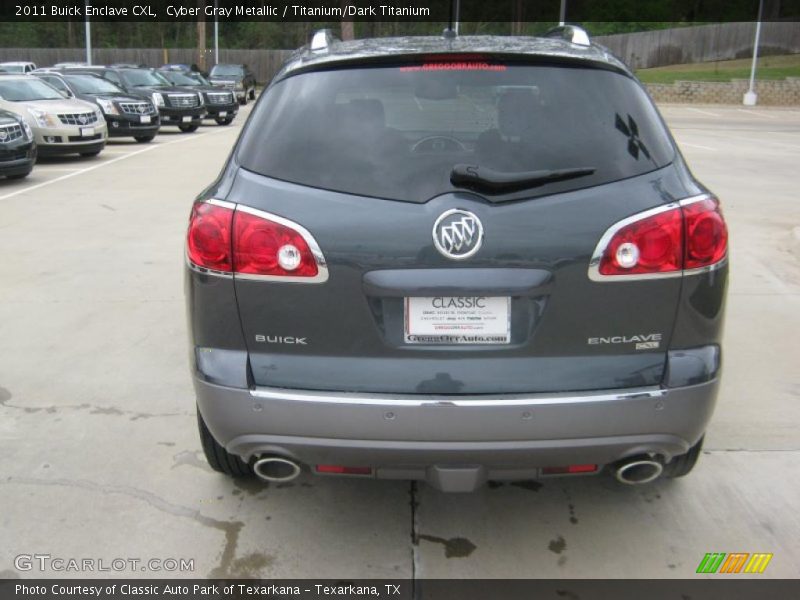 Cyber Gray Metallic / Titanium/Dark Titanium 2011 Buick Enclave CXL