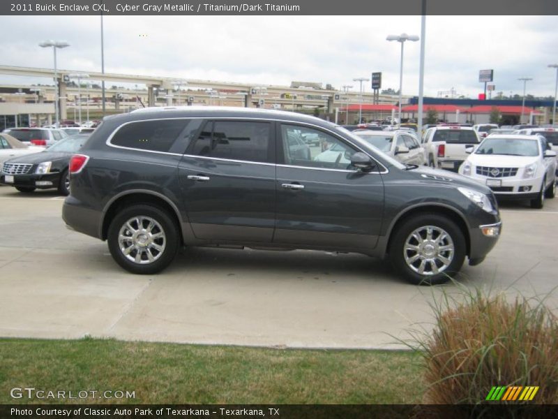 Cyber Gray Metallic / Titanium/Dark Titanium 2011 Buick Enclave CXL