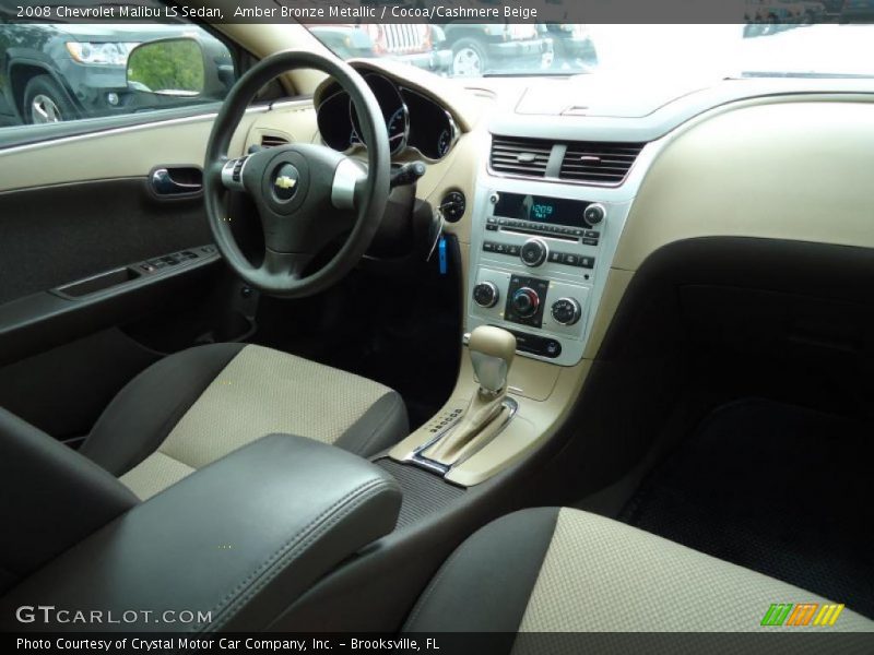 Amber Bronze Metallic / Cocoa/Cashmere Beige 2008 Chevrolet Malibu LS Sedan