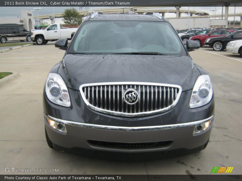 Cyber Gray Metallic / Titanium/Dark Titanium 2011 Buick Enclave CXL