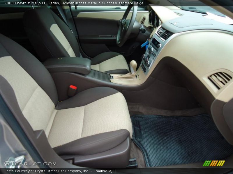 Amber Bronze Metallic / Cocoa/Cashmere Beige 2008 Chevrolet Malibu LS Sedan