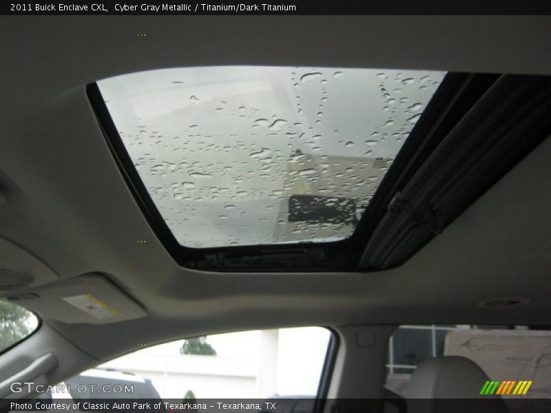 Cyber Gray Metallic / Titanium/Dark Titanium 2011 Buick Enclave CXL