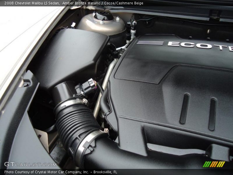 Amber Bronze Metallic / Cocoa/Cashmere Beige 2008 Chevrolet Malibu LS Sedan