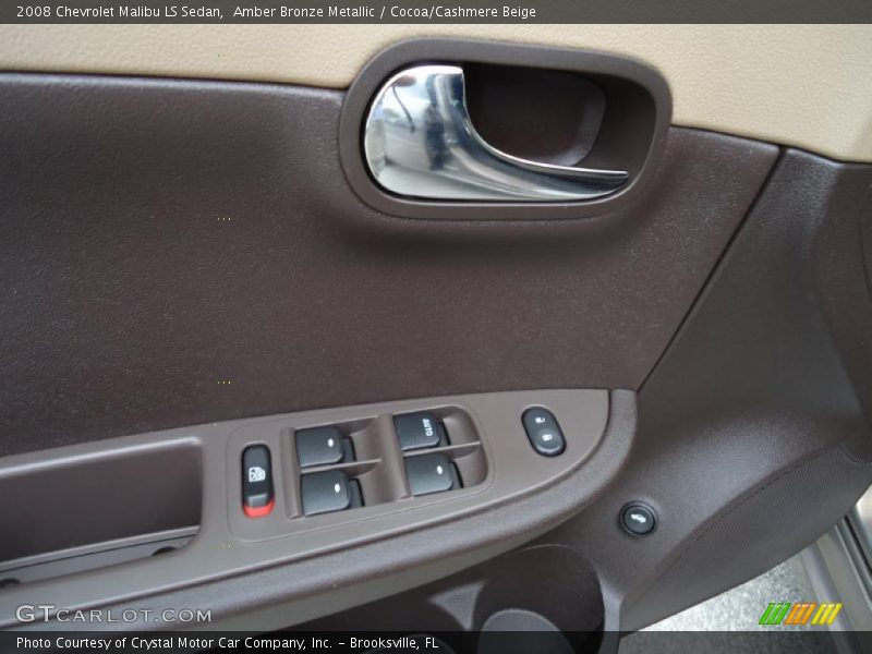 Amber Bronze Metallic / Cocoa/Cashmere Beige 2008 Chevrolet Malibu LS Sedan