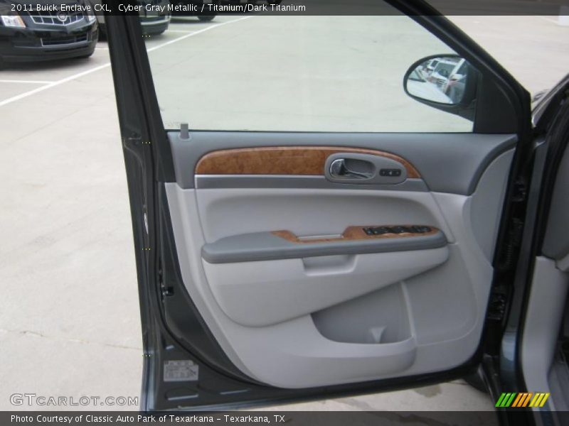 Cyber Gray Metallic / Titanium/Dark Titanium 2011 Buick Enclave CXL